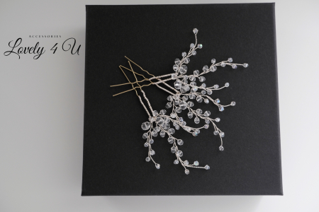 AGRAFA MIREASA, AGRAFE CU PIETRICELE, PIN MIREASA, AGRAFE MIREASA,  ACCESORII DE PAR MIRESE, ACCESORII NUNTA, PIEPTAN VOAL MIREASA, BIJUTERII PAR MIREASA, DIADEMA MIREASA, TIARA MIREASA, ACCESORII2024 [8]