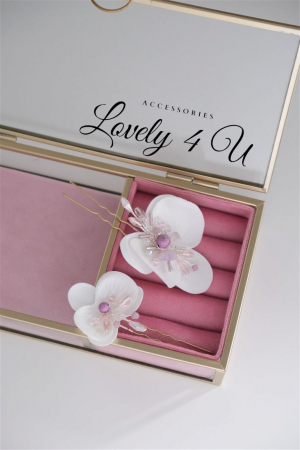Set agrafe orhidee [4]