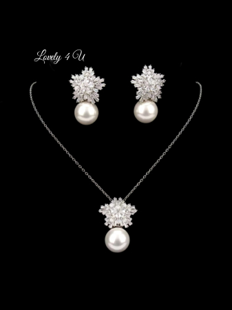 SET ACCESORII MIREASA - set bijuterii cu perle, set colier si cercei mireasa cu perle, colier si cercei mireasa,  set bijuterii cercei si colier mireasa, set accesorii pentru mirese, set accesorii lovely 4 u,Cercei mireasa, Bijuterii mireasa, CERCEI LOVELY 4 U, CERCEI ELEGANTI,CERCEI PREMIUM, CERCEI zirconiu, CERCEI DE LUX, CERCEI NUNTA, NUNTA 2024, ACCESORII NUNTA, ACCESORII LOVELY 4U, BIJUTERI ,  set mireasa, set nunta, seturi handmade mireasa, Cercei mireasa, Bijuterii mireasa, cercei lungi mireasa, cercei argintii mireasa, set diadema si cercei mireasa, cercei nasa