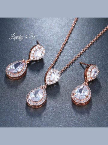 COLIERE - Set bijuterii mireasa, set rose gold, set accesorii rose gold , Set cercei ROSE GOLD, set ROSE GOLD, set BIJUTERII ROSE GOLD. ACCESORII ROSE GOLD, CERCEI MIREASA ROSE GOLD, BIJUTERII MIREASA ROSE GOLD, ACCESORII LOVELY 4 U, BIJUTERI AUR ROZ, BIJUTERII, MIREASA 2023,