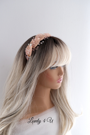 Coroniță stil grecesc, coroniță cu frunze, tiara mireasa, tiara cu frunze, frunze rose gold, bijuterii mireasa cu frunze, accesorii Lovely 4 U, tiara mireasa, coroniță asimetrica, tiara asimetrica [20]