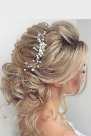 SOFI -ACCESORIU MIREASA CU PERLE ALBE