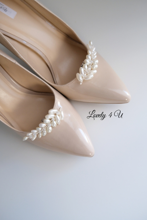 Accesorii pantofi mireasa, clipsuri pantofi mireasa, accesorii detasabile pantofi mireasa, bijuterii mireasa, accesorii LOVELY 4 U, bijuterii 2023. accesorii cu perle mireasa, accesorii nunta, mireasa 2023 [4]