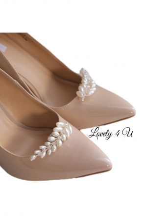 Accesorii pantofi mireasa, clipsuri pantofi mireasa, accesorii detasabile pantofi mireasa, bijuterii mireasa, accesorii LOVELY 4 U, bijuterii 2023. accesorii cu perle mireasa, accesorii nunta, mireasa 2023 [5]