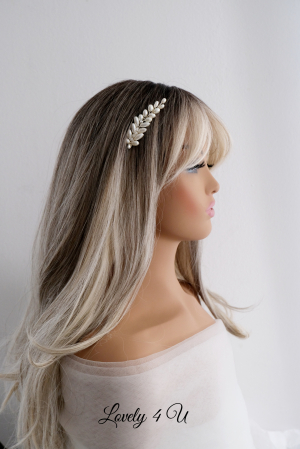 AGRAFA PAR MIREASA, ACCESORII LOVELY 4 U, ACCESORII CU PERLE MIREASA, [10]
