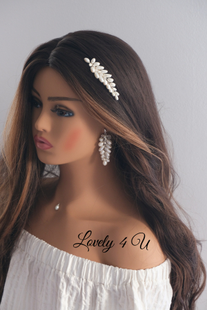 AGRAFA PAR MIREASA, ACCESORII LOVELY 4 U, ACCESORII CU PERLE MIREASA, [13]