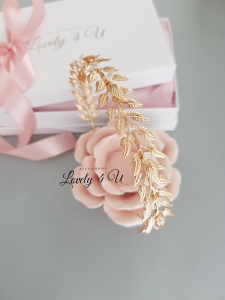 Tiara cu frunze, Accesorii cu frunze aurii, Diadema mireasa, Swarovski, Accesorii Lovely 4 U, Bijuterii frunse aurii, Frunze auzii, Accesorii mireasa, Accesorii de par mireasa, Agrafe cu frunze, TIARA, cristale swarovski, coronita mireasa aurie, coronita cu frunze, frunze aurii, accesorii lovely 4 u [5]