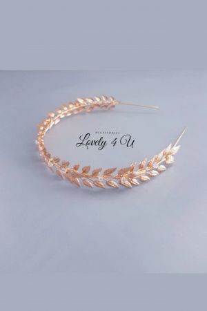Tiara cu frunze, Accesorii cu frunze aurii, Diadema mireasa, Swarovski, Accesorii Lovely 4 U, Bijuterii frunse aurii, Frunze auzii, Accesorii mireasa, Accesorii de par mireasa, Agrafe cu frunze, TIARA, cristale swarovski, coronita mireasa aurie, coronita cu frunze, frunze aurii, accesorii lovely 4 u [2]