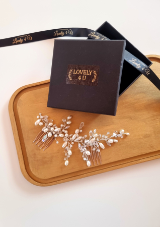 VALENTINA - accesoriu pentru mirese cu perle si cristale [12]