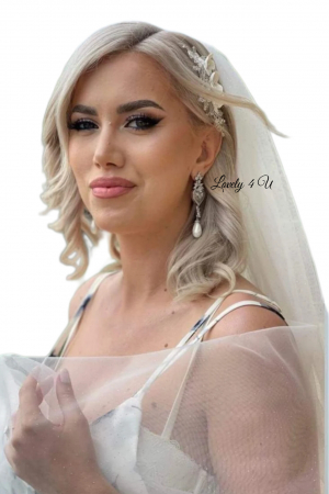 Pieptăn mic mireasa, accesoriu mic mireasa, accesoriu boem mireasa, bijuterii mireasa, ACCESORII LOVELY 4 U, ACCESORII 2023, AGRAFA COC MIREASA, DIADEMA MIREASA, ACCESORIU CU FLORI MIREASA, TIARA, MIC [3]