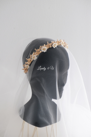 coronita mireasa swarovski, coronita mireasa cu flori, tiara swarovski, tiara de lux, diadema swarovski, accesoriu auriu mireasa, accesoriu pentru par, coronita aurie, coronita mireasa, diadema mireasa, tiara cu frunze aurii, TIARA MIREASA, tiara nunta, accesorii LOVELY 4 U, Coroniță dubla mireasă, coronita cu Swarovski, coronita mireasă, tiară mireasa, diadema mireasa, [12]