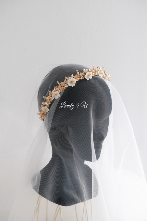 coronita mireasa swarovski, coronita mireasa cu flori, tiara swarovski, tiara de lux, diadema swarovski, accesoriu auriu mireasa, accesoriu pentru par, coronita aurie, coronita mireasa, diadema mireasa, tiara cu frunze aurii, TIARA MIREASA, tiara nunta, accesorii LOVELY 4 U, Coroniță dubla mireasă, coronita cu Swarovski, coronita mireasă, tiară mireasa, diadema mireasa, [13]
