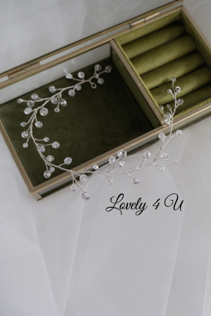 Bentiță cu cristale, Diadema cu cristale, accesorii Lovely 4 U BENTITA MIREASA, DIADEMA FLEXIBILA MIREASA, ACCESORII PAR MIREASA, BENTITA  CU CRISTALE MIREASA, ACCESORII DE PAR MIREASA, CORONITA MIREASA, CORONITA FLEXIBILA MIREASA [6]