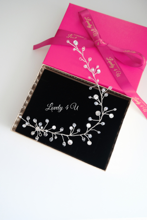 Bentiță cu cristale, Diadema cu cristale, accesorii Lovely 4 U BENTITA MIREASA, DIADEMA FLEXIBILA MIREASA, ACCESORII PAR MIREASA, BENTITA  CU CRISTALE MIREASA, ACCESORII DE PAR MIREASA, CORONITA MIREASA, CORONITA FLEXIBILA MIREASA [15]