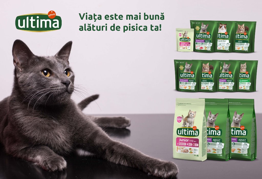 Brandul ULTIMA, 100% hrană completă și echilibrată pentru animale, este distribuit la nivel național în România de Greenpoint Trade