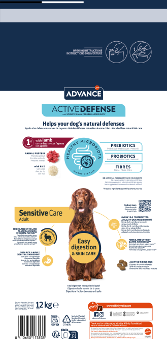 Advance Câine Adult - Sensitive cu Miel și orez 12 kg [2]