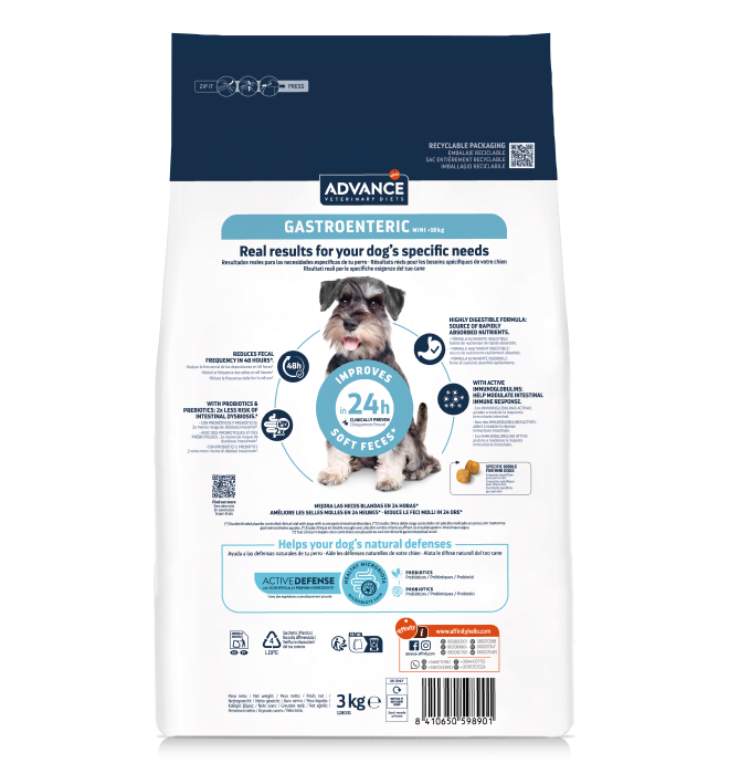 Advance Câine Gastroenteric Mini - Dieta gastroenterologică 3 Kg [2]