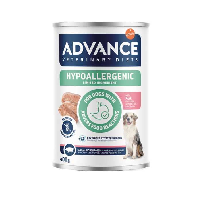 Advance Câine Hipoalergenic  - Dietă hipoalergenică  MED-MAX PORC 400 g [1]
