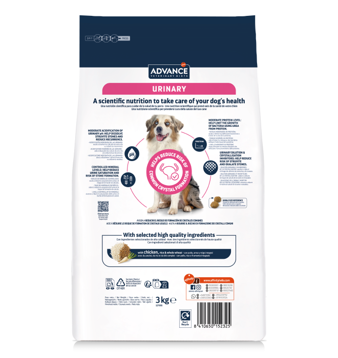 Advance Câine Urinary - Dieta pentru  problemele tractului urinar 3 kg [2]