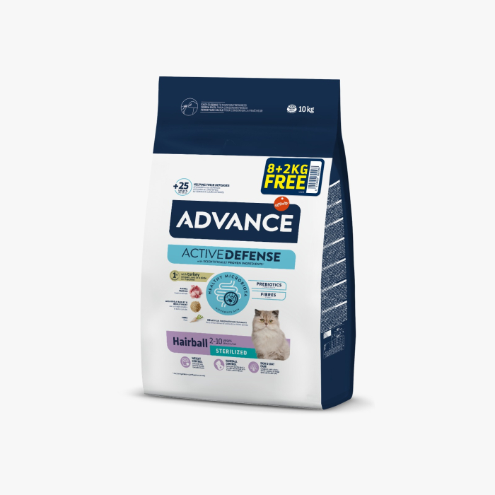 ADVANCE CAT STERIL. HAIRBALL 8+2 KG [1]