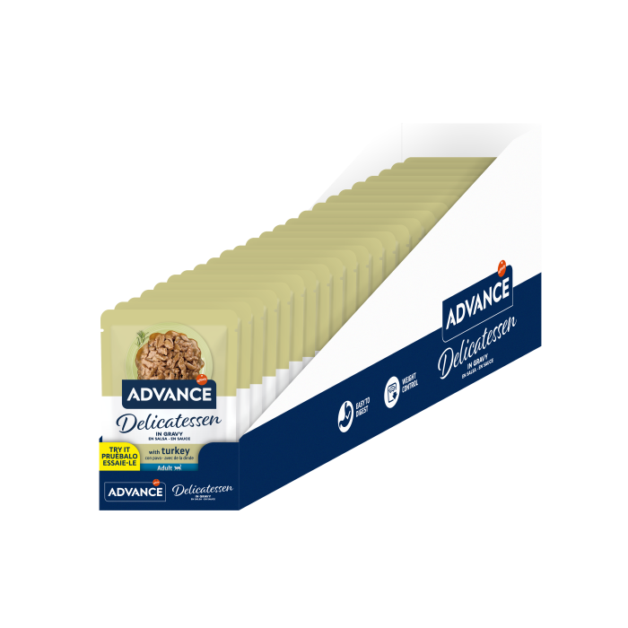 ADVANCE CAT WET DELICATESSEN CURCAN 85GR (24BUC/BAX) [3]