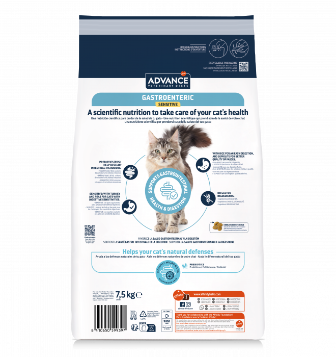Advance Pisică Gastroenteric Sensitive - Dietă pentru problemele gastroenterice 7.5 kg [2]