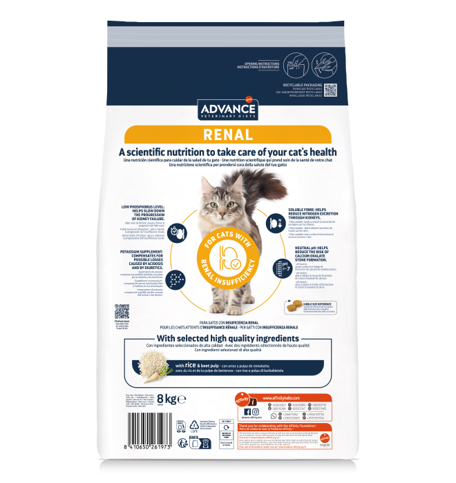 Advance Pisică Renal - Dietă pentru problemele renale 8 kg [2]