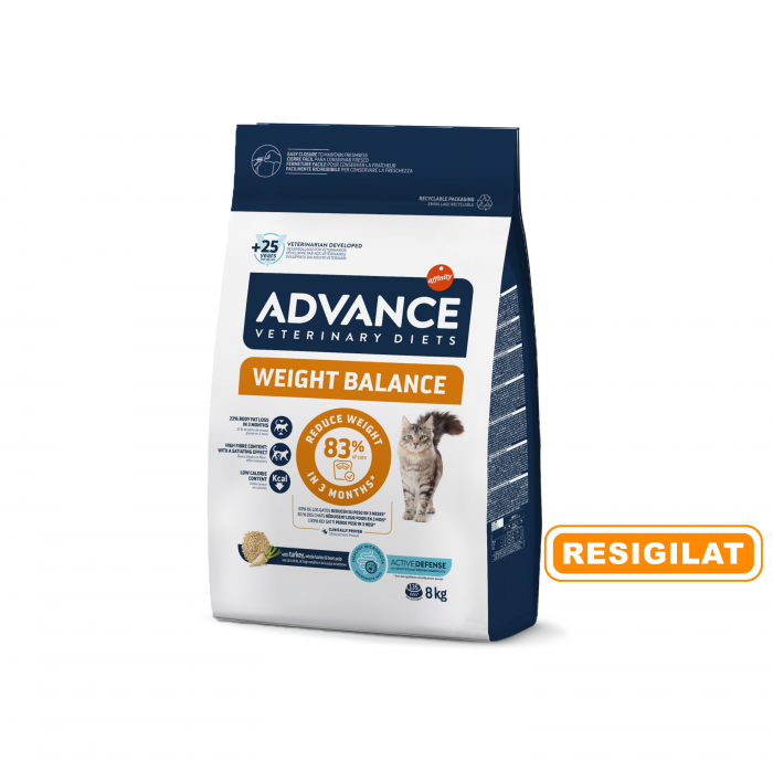 Advance Pisică Weight Balance - Dietă pentru reducerea greutății 8 kg [2]