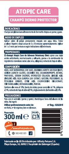 Advance – Șampon Advance Atopic Derma Care, pentru câini și pisici, 300 ml [2]