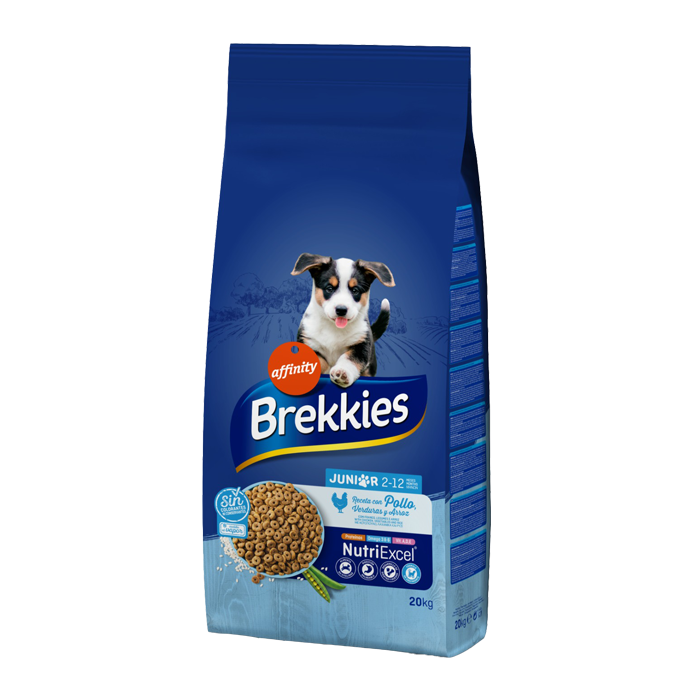 Brekkies - Câine Junior cu Pui, legume și cereale 20 kg [1]