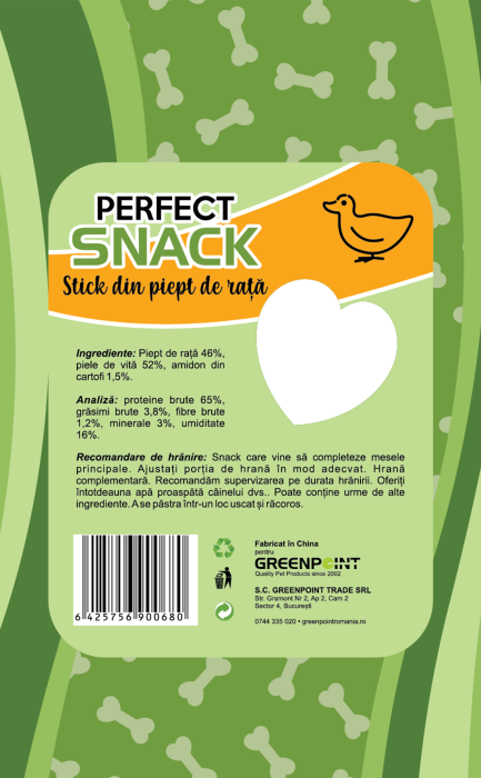 Perfect Snack  Stick din piept de rață – 80 g [2]
