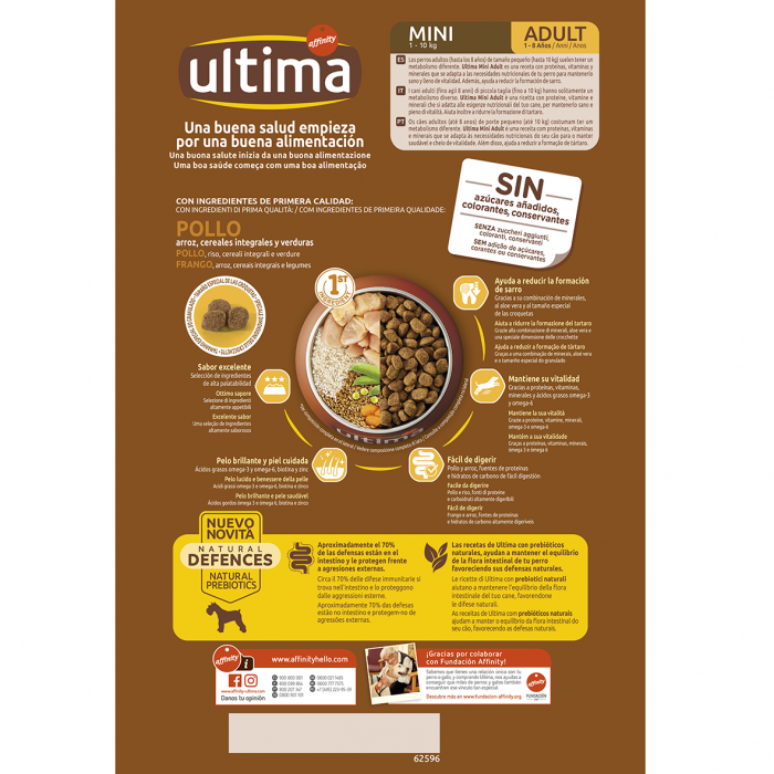Ultima - Mini Adult cu Carne de Pui 1,5 kg [3]