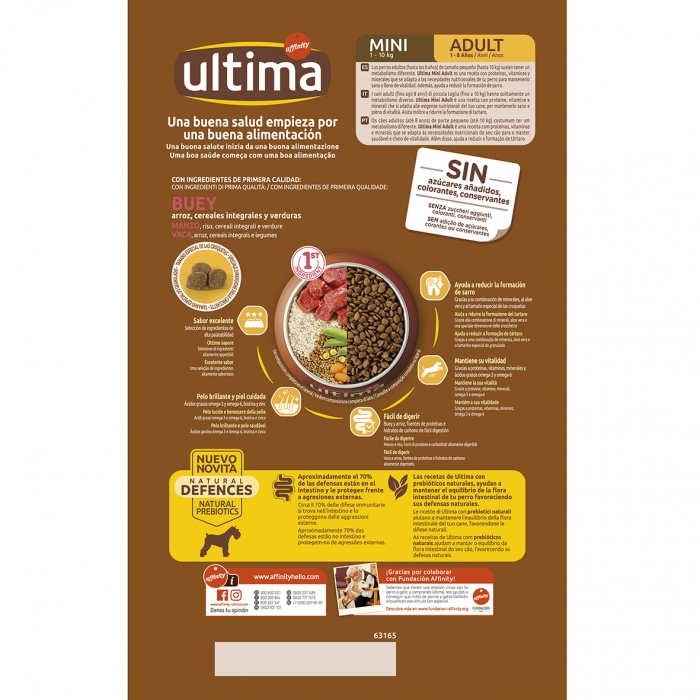 Ultima - Mini Adult cu Carne de Vită 1,5 kg [3]
