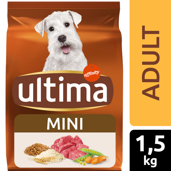 Ultima - Mini Adult cu Carne de Vită 1,5 kg [2]