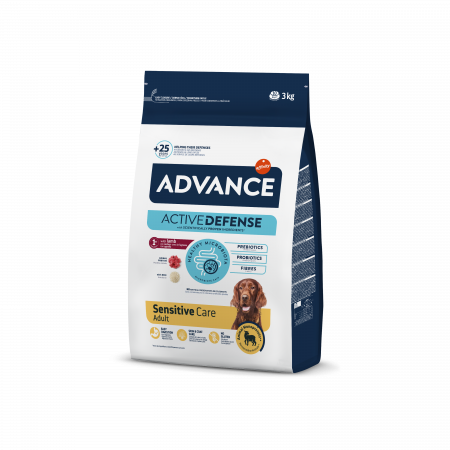 Hrană pentru câini - Advance Câine Adult - Sensitive cu Miel și orez 3 Kg