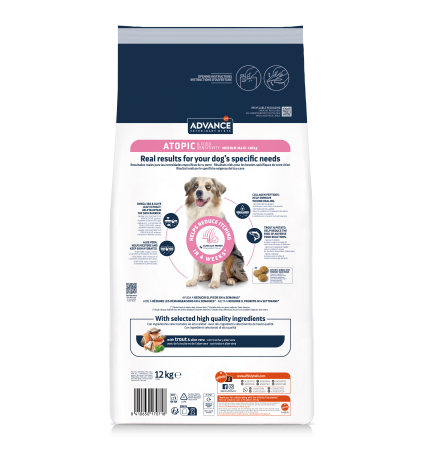 Advance Câine Atopic - Dietă dermatologică 12 kg [1]