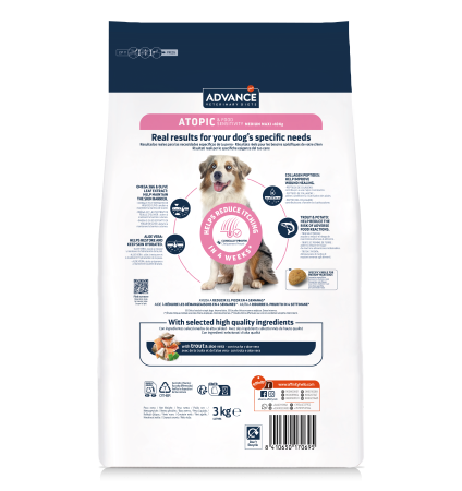Advance Câine Atopic - Dietă dermatologică 3 Kg [1]