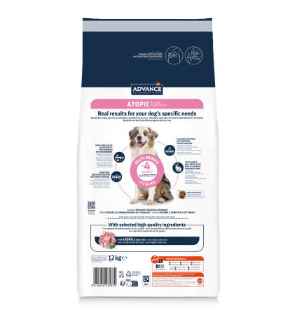 Advance Câine Atopic fără cereale - cu iepure și mazăre 12 kg [1]