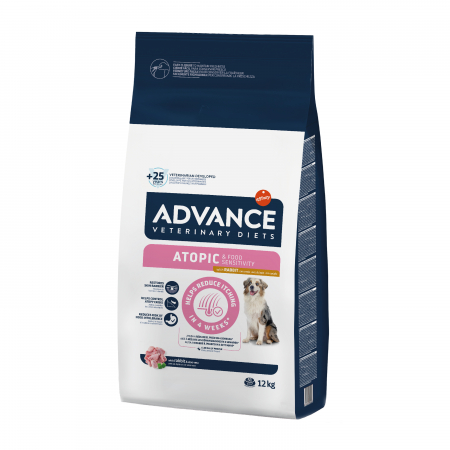 Dieta uscata - Advance Câine Atopic fără cereale - cu iepure și mazăre 12 kg