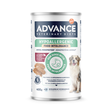 Dieta umeda - Advance Câine Hipoalergenic  - Dietă hipoalergenică  MED-MAX MIEL 400 g