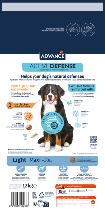 Advance Câine - Maxi Light 12 kg [1]