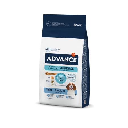 Hrană pentru câini - Advance Câine - Medium Light 12 kg