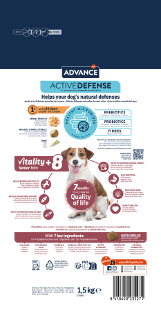 Advance Câine - Mini Senior Vitality 3 kg [1]