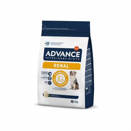 Hrană pentru câini - Advance Câine Renal - Dietă pentru insuficiență renală 3 Kg