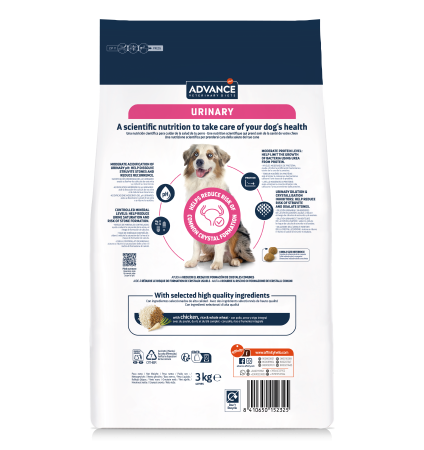 Advance Câine Urinary - Dieta pentru  problemele tractului urinar 3 kg [1]