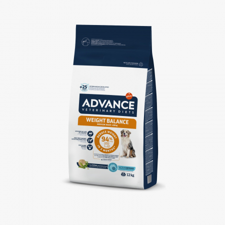 Câini - Advance Câine Weight Balance - Dietă pentru reducerea greutății 12 kg