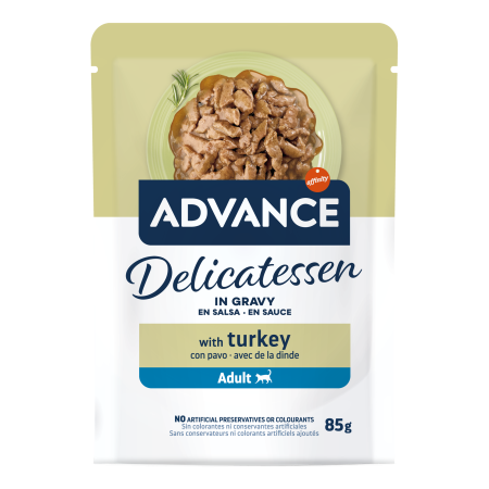 Import - ADVANCE CAT WET DELICATESSEN CURCAN 85GR (24BUC/BAX)