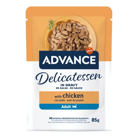 Import - ADVANCE CAT WET DELICATESSEN PUI 85GR (24BUC/BAX)