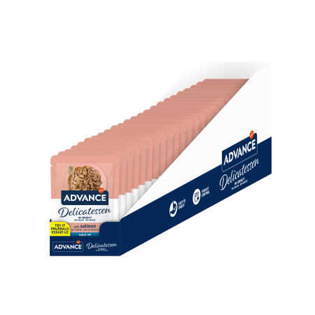 ADVANCE CAT WET DELICATESSEN SOMON 85GR (24BUC/BAX) [2]
