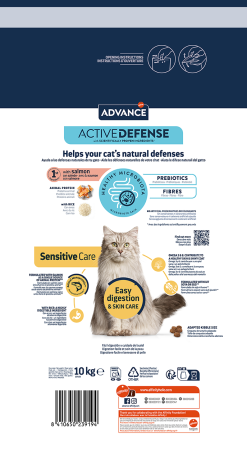 Advance Pisică Adultă - Sensitive cu Somon 10 kg [1]